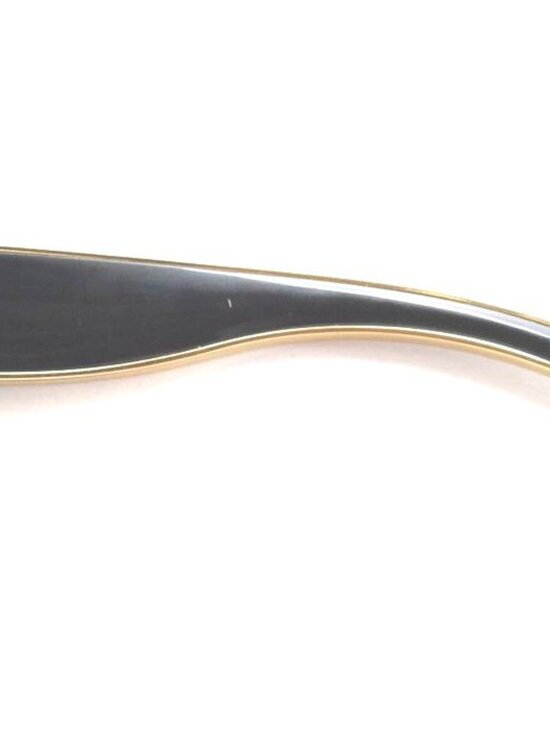 Chanel 5271 622/T8 Black & Gold / Gray Polarized Sunglasses